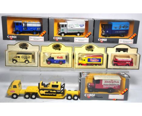 Approximately thirty diecast model vehicles to include Corgi Cassics, Matchbox Models of Yesteryear and Days Gone, the majori