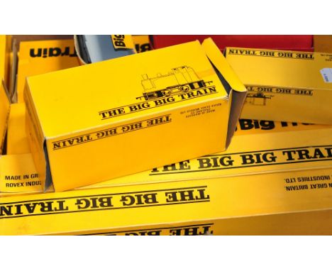 A good quantity of Triang Rovex "Big Big Train" O gauge items to include an 0-4-0 tank engine, carriages, rolling stock etc. 