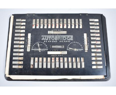 A Vintage Autobridge Playing Board, 39cm wide 