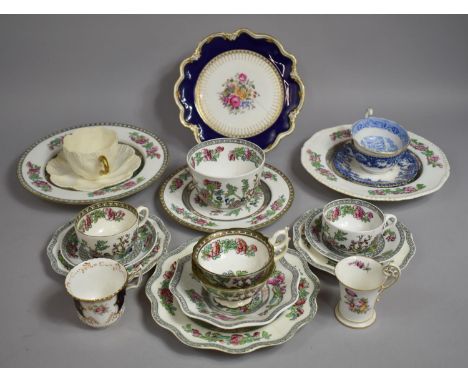 A Collection of Various Late 19th/Early 20th Century Coalport China to Comprise Indian Tree Cabinet Cups, Saucers, Plates etc