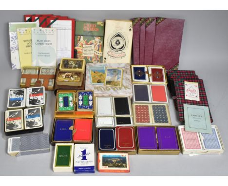 A Collection of Mid 20th Century Card Games, Packs of Playing Cards etc 