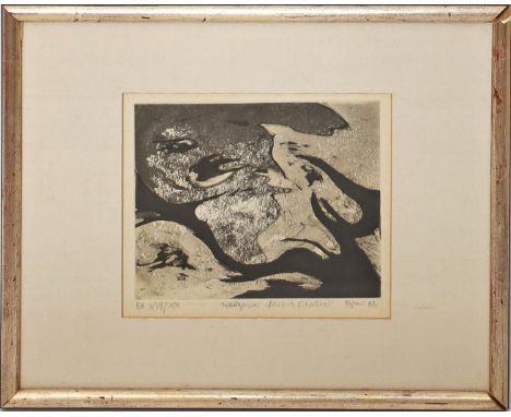 Eglau, Otto Wilhelm (1917 Berlin- Kampen 1988) "Wattgeister", so mit Bleistift betitelt, sign., dat. (19)82, Ex. XVI/XX und W