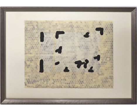 Senger, Jochen (1929 Berlin 2016) Ohne Titel. Farblithographie, mit Bleistift sign., dat. (19)93, Ex. E.A. 11/12  und Widmung