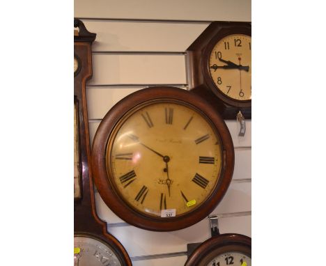 Smith school style Wall clock W39cm. 