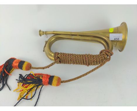 British Army brass trumpet 