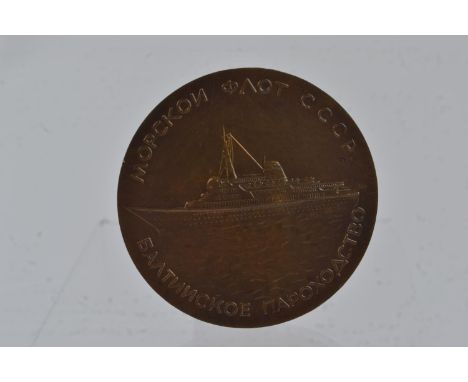 Russian bronze '100 years since the birth of Alexander Pushkin 1799-1837' commemorative medallion 