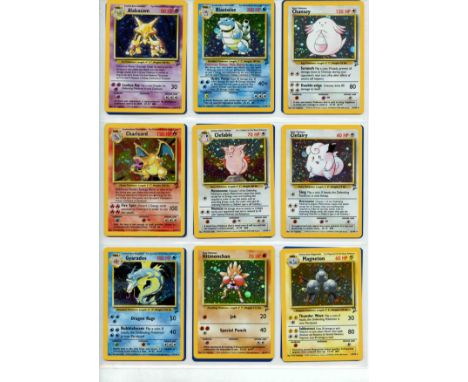 Pokemon TCG - Base Set 2 - Complete Set 130/130 - This lot contains a complete Pokemon Base Set 2.  The cards are in set orde