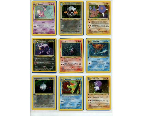 Pokemon TCG - Neo Discovery 1st Ed - Complete Set 75/75 - This lot contains a complete Pokemon 1st Ed Neo Discovery Set.  The