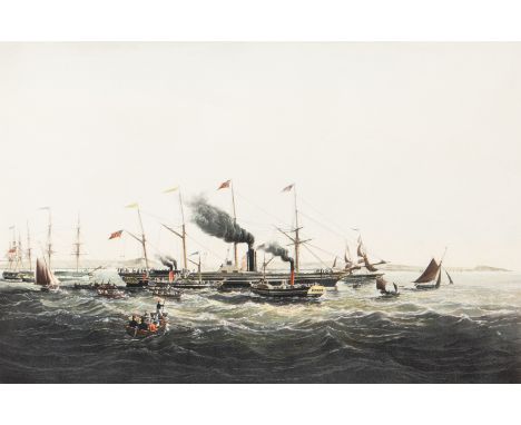 R. G. &amp; A. W. REEVE (BRITISH 1803-1889; 1807-1880) IN COMMEMORATION OF THE ESTABLISHMENT OF STEAM NAVIGATION BETWEEN GREA