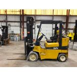 Yale 10,000-LB. Capacity Forklift, Model GLC100MJNGAV096, S/N C818V01644Z, Cushion Front Tires, Trea