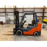 2012 Toyota 6,500-LB. Capacity Forklift, Model 8FGCU32, S/N 17848, LPG, Solid Tires, 3-Stage Mast, 1