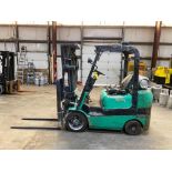 Mitsubishi 5,000-LB. Capacity Forklift, Model FGC25K, S/N AF82D00542, LPG, Solid Treaded Front Tires