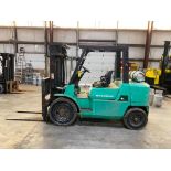 Mitsubishi 8,000-LB. Capacity Forklift, Model FG40K, S/N AF29B00138, LPG, Solid Pneumatic Tires, 3-S
