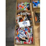 (3) Boxes of Carbide & HSS Tooling
