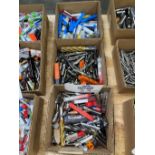 (3) Boxes of Carbide & HSS Tooling