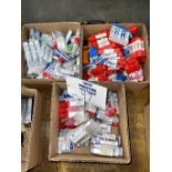 (3) Boxes of Assorted Carbide & HSS Tooling