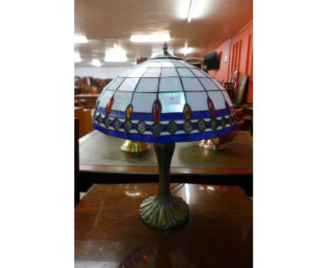 A Tiffany style table lamp