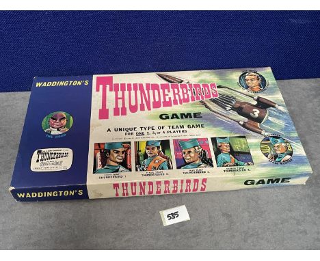 Gerry Andersons Thunderbirds The Board Game 1966 By Waddington's. Released By Waddington Games In 1966 When Thunderbirds Was 