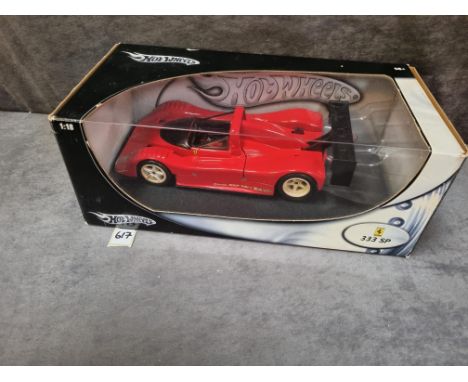 Hotwheels scale 1/18 diecast #29230 Ferrari 333 SP in box