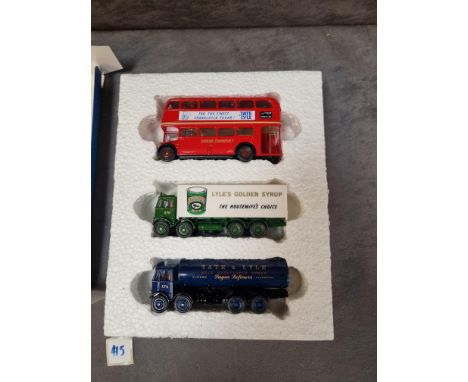 Exclusive First Edition (EFE) The Tate &amp; Lyle Story Volume 1 limited Edition comprising of 3 vehicles in box