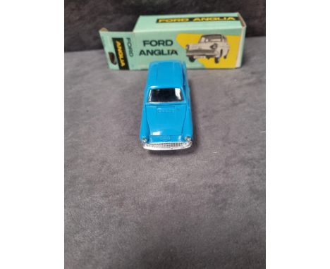 Jouet Minialuxe Ford Anglia in blue with leaflet in box Quite Rare&nbsp;