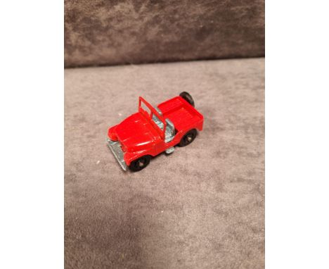 Fun Ho! New Zealand Diecast #58 Jeep in Dark Red Mint Model In Original Firm Box Fun-Ho! Toys Were A Brand Of Diecast Toy Car