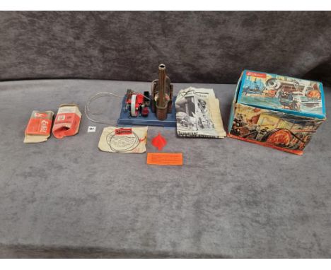 Wilesco #D6 Steam Engine Made in Western Germany in box with Mamod Solid Fuel