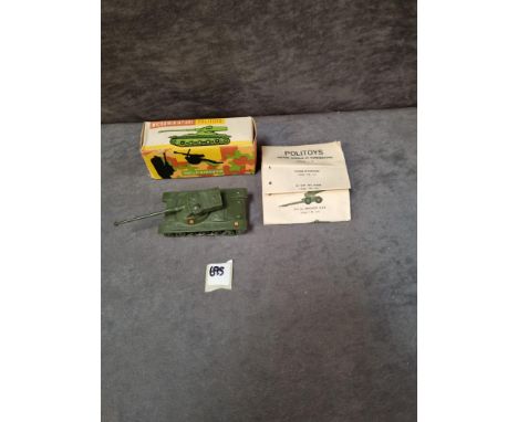 Politoys APS Microminiature French Army Char AMX 13 Tonnes with leaflet in box