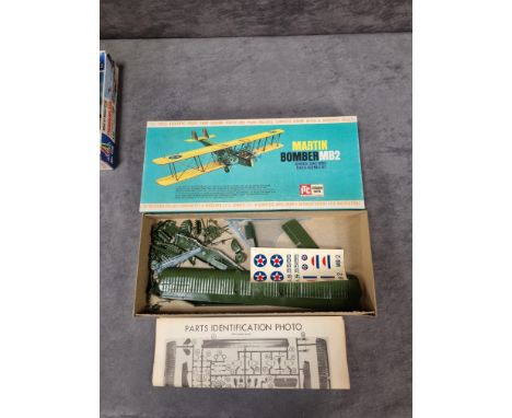 3x boxed model kits with instructions comprising of; Frog 1/72 scale #F163 The Trial Blazers Vocers Vimy, ITC Craftsman Serie