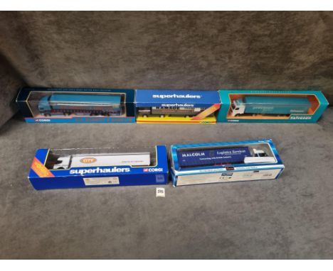 5x diecast Lorries, comprising of; #TY86903 City Decal, #59562 Christian Salvesen decal, #59539 R G Bassett &amp; Sons Ltd, #