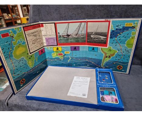 Vintage Triang The Sir Francis Chichester Board Game - Salute To A Great Sailor 1967 In Excellent Box Game Commemorating Sir 