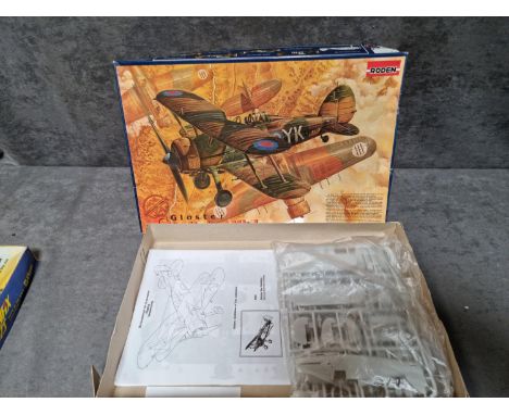 Roden Gloster Gladiator Mk1 1:48 Scale Model On Sprues With Instructions