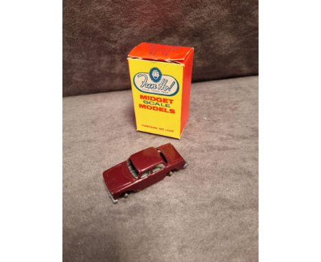 Fun Ho! New Zealand Diecast RARE #12Vauxhall Velox in Metallic Dark Maroon with leaflet Mint Model In Original Crisp Box Fun-