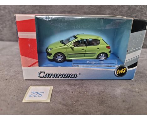 Cararama Hong Kong Peugeot 206 1/43 Scale Diecast Model In Window Box