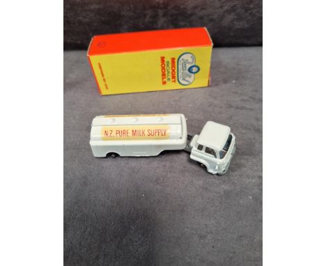 Fun Ho! New Zealand Diecast  #40 Articulated Milk Tanker with NZ Pure Milk Supply Decal With Leaflet Mint Model In Original F