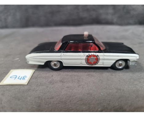 Corgi #237 Oldsmobile Super 88 Oldsmobile Sheriff Car Black/White - County Sheriff 1962 - 1965 Unboxed Nr Mint Model Some Box