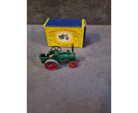 Matchbox diecast models of yesteryear #Y-1 1925 Allchin Traction Engine in box