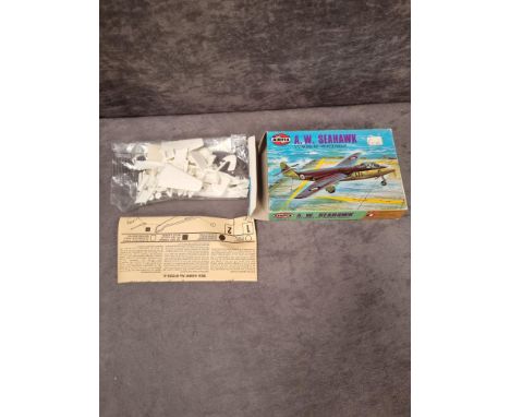 2x boxed model kits with instructions comprising of; Airfix #61025-4 series 1 A W Seahawk sealed in bag &amp; Revell H-639 Gr