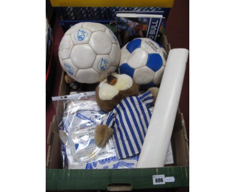 Sheffield Wednesday Tickets, including Wembley Finals, programme, pennant, rosette, newspapers, ink signed team print 1986-7,