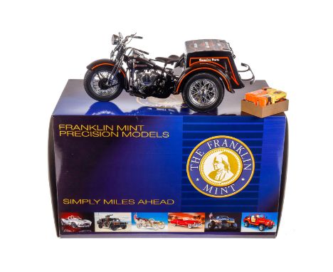 Fraklin Mint 1947 Harley-Davidson Servi-Car, Maßstab 1:10, mit Zertifikat, OK, Z 2