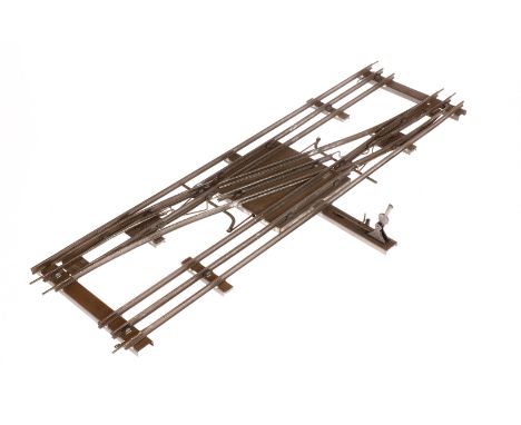 Parallelweiche, R 16, Spur 1, elektr., Handschaltung, ohne Weichenlaternen, L 72