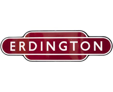 Totem BR(M) FF ERDINGTON from the former London and North Western Railway station between Birmingham and Lichfield. In good c