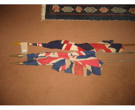 Vintage Union Jack flags