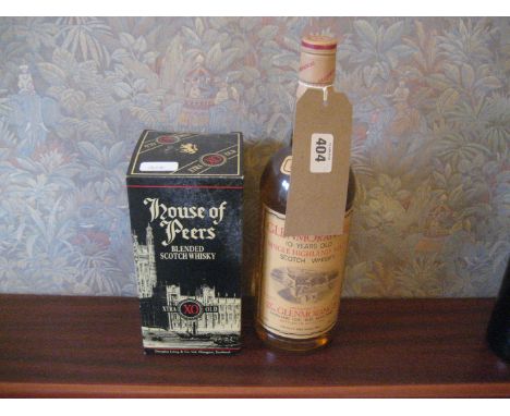 10 year old Glenmorangie Scotch Whisky and a House of Peers Scotch whisky (2).