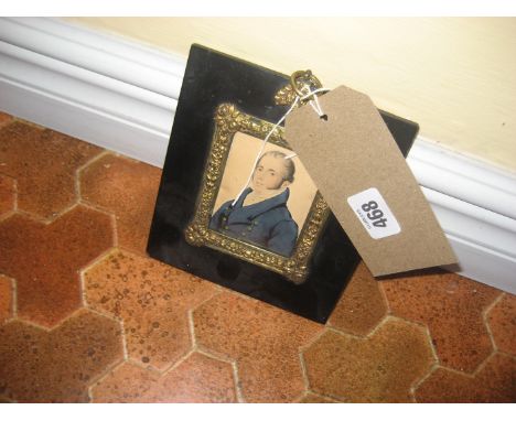 A 19th century portrait miniature (print).