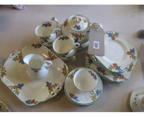 A Crescent part tea service.