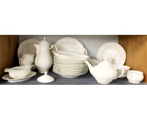 A Berlin White Porcelain Tea and Coffee Service, circa 1900 (qty)