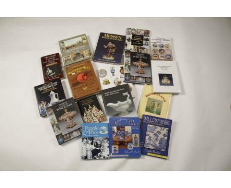 BOOKS: A LARGE COLLECTION OF CERAMIC REFERENCE BOOKS AND RESEARCH including "The New Keramic Gallery" by Chaffers, 2 vols, "J