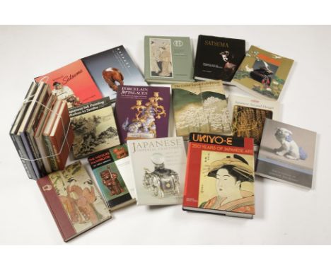 A COLLECTION OF JAPANESE ART REFERENCE BOOKS including "Satsuma" by Louis Lawrence, 1991, "Hirado Prince of Porcelains" by Lo