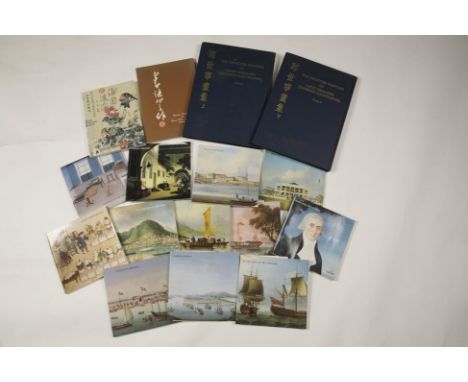 A COLLECTION OF CHINA TRADE ART REFERENCE BOOKS including Martyn Gregory catalogues relating to George Chinnery and other sub
